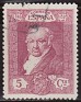 Spain 1930 Goya 5 CTS Lilac Edifil 502. España 502 1. Uploaded by susofe